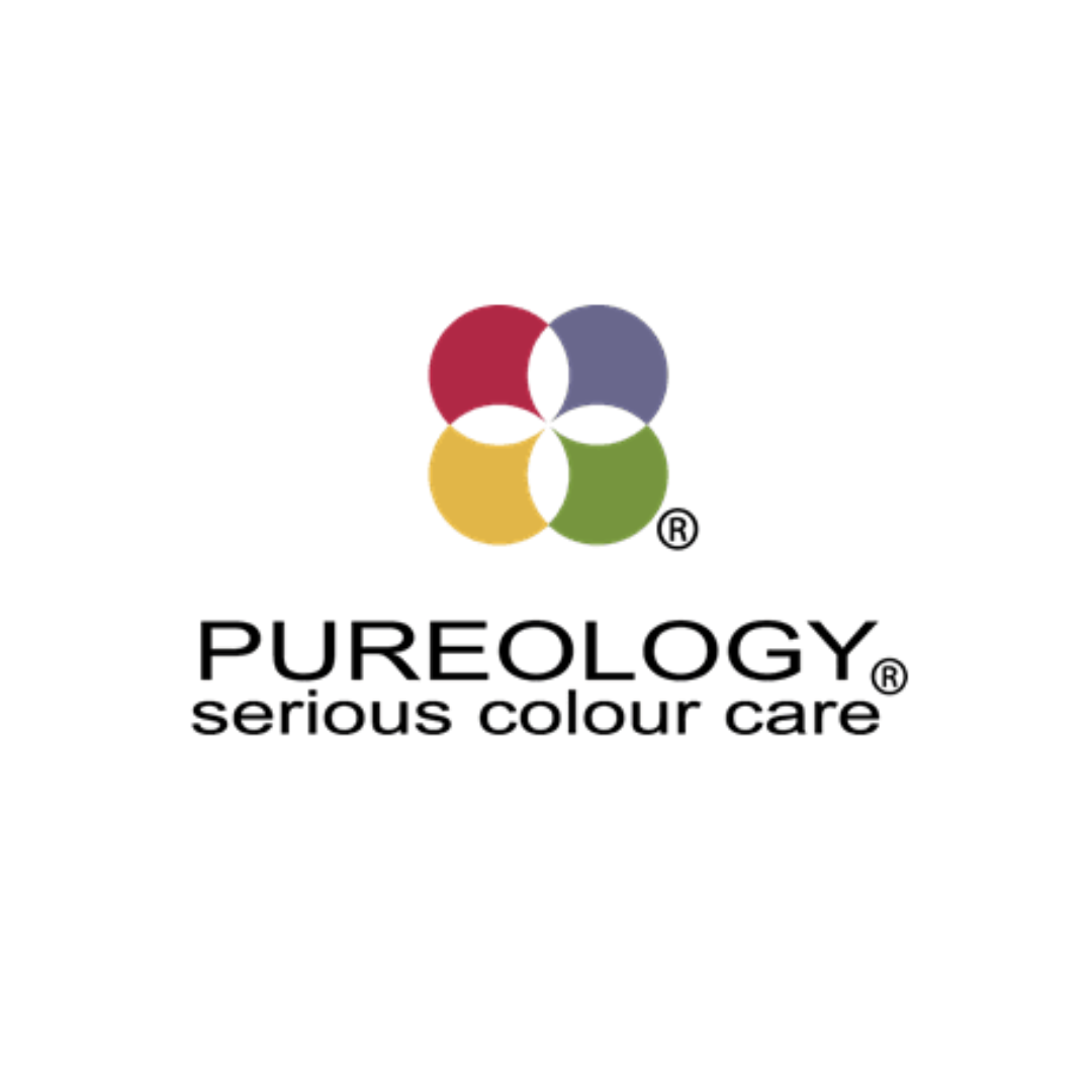 Il y a la coupe, salon, coiffure, la prairie, meilleurs vendeurs, Pureology, logo