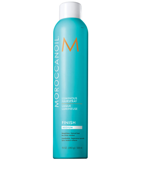 Il y a la coupe, salon, coiffure, la prairie, meilleurs vendeurs, Moroccanoil, Laque lumineuse moyenne