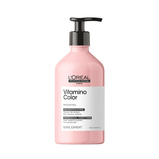 Il y a la coupe, salon, coiffure, la prairie, meilleurs vendeurs, l’oreal professionnel, serie expertVitamino Color Revitalisant éclat de couleur