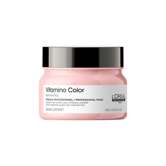 Il y a la coupe, salon, coiffure, la prairie, meilleurs vendeurs, l’oreal professionnel, serie expertVitamino Color Masque éclat de couleur