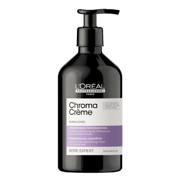 Il y a la coupe, salon, coiffure, la prairie, meilleurs vendeurs, l’oreal professionnel, serie expert, CHROMA CREME - Shampooing Violet
