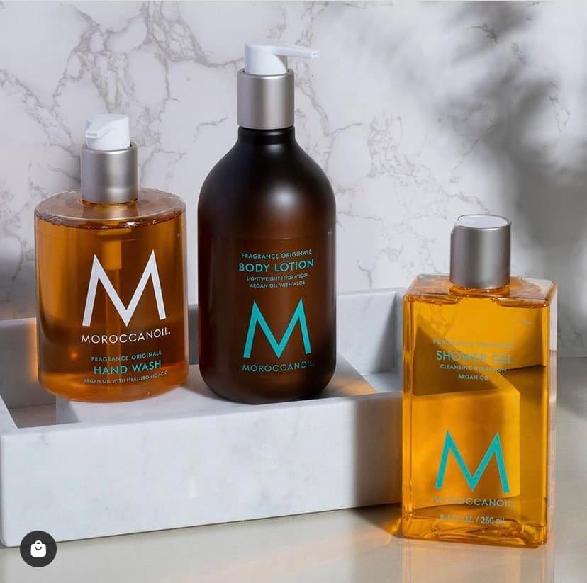 Il y a la coupe, salon, coiffure, la prairie, Moroccanoil, Gamme corps