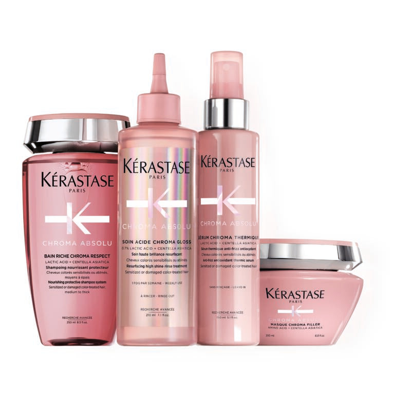 Il y a la coupe, salon, coiffure, la prairie, meilleurs vendeurs, Kerastase, Chroma absolu, Routine capillaire
